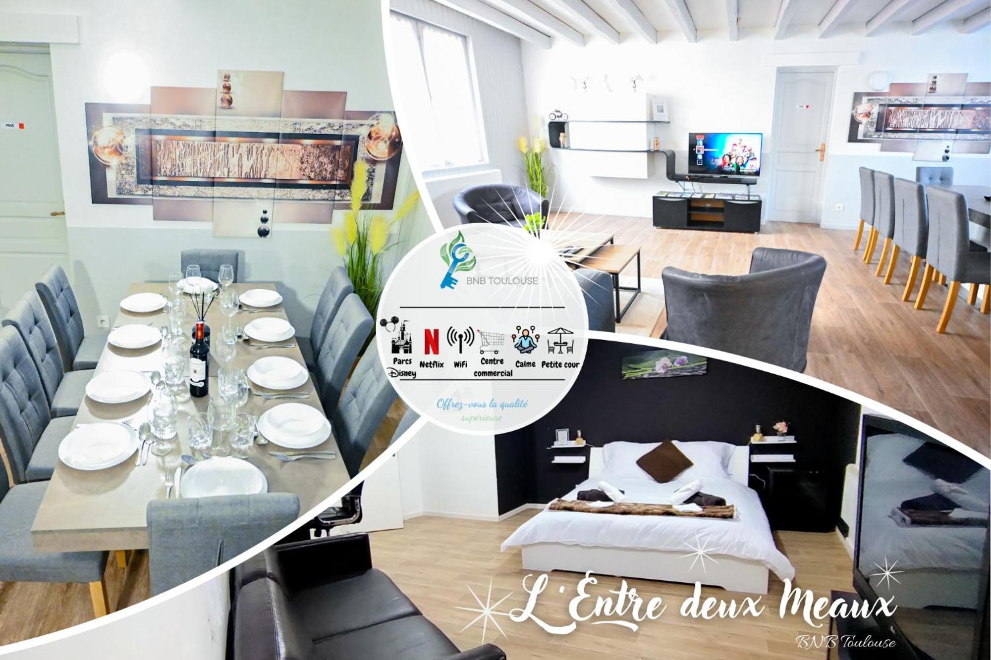 Pause Entre Deux Meaux ► Proche Disneyland Paris ► Wifi ► Netflix ► 24/24H Penchard Eksteriør billede